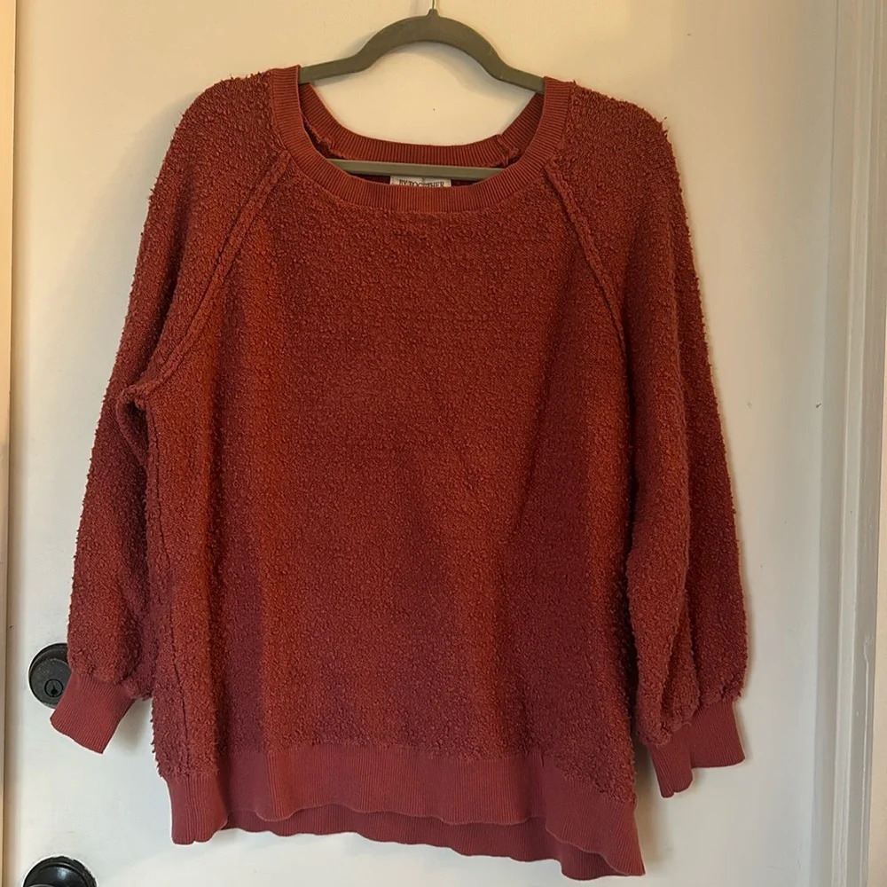 By Together sweater rose mauve color oversized small